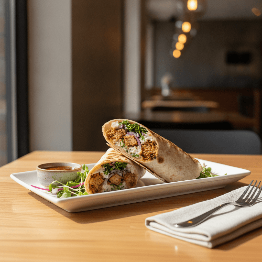 Chicken Seekh Kebab Wrap